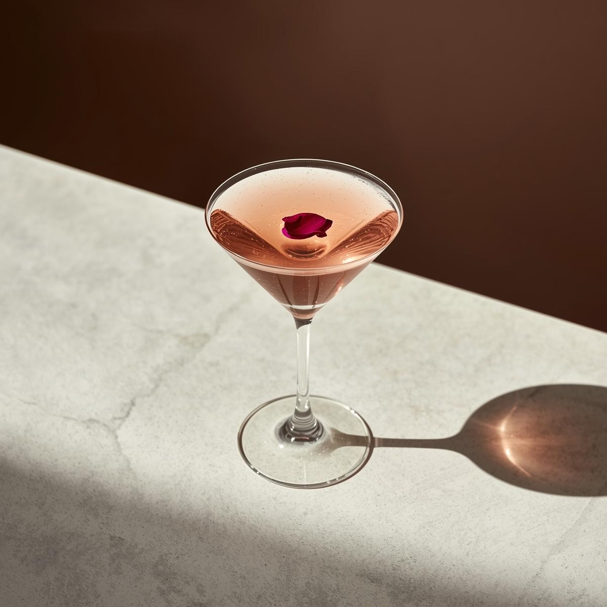 Rosa & Iris Martini con Empress Gin